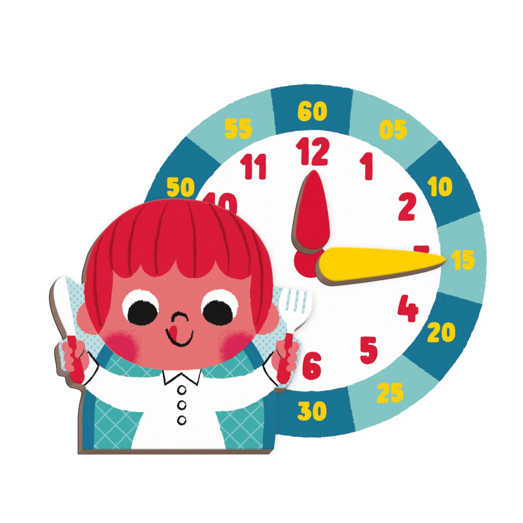 Janod Learn To Tell The Time Magneti'book