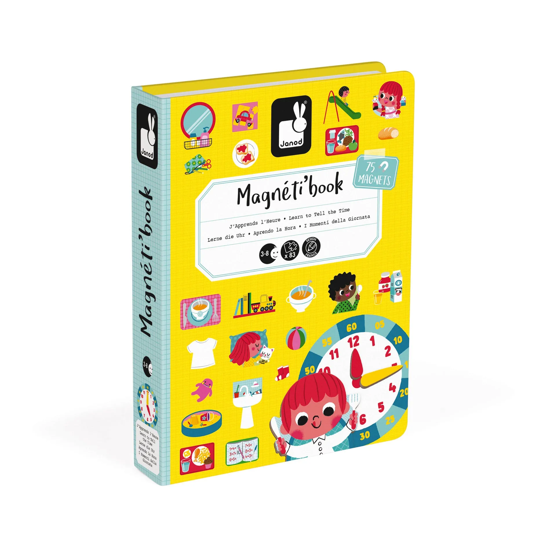 Janod Learn To Tell The Time Magneti'book
