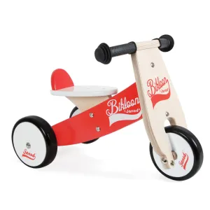 Janod Little Bikloon Rouge Red White