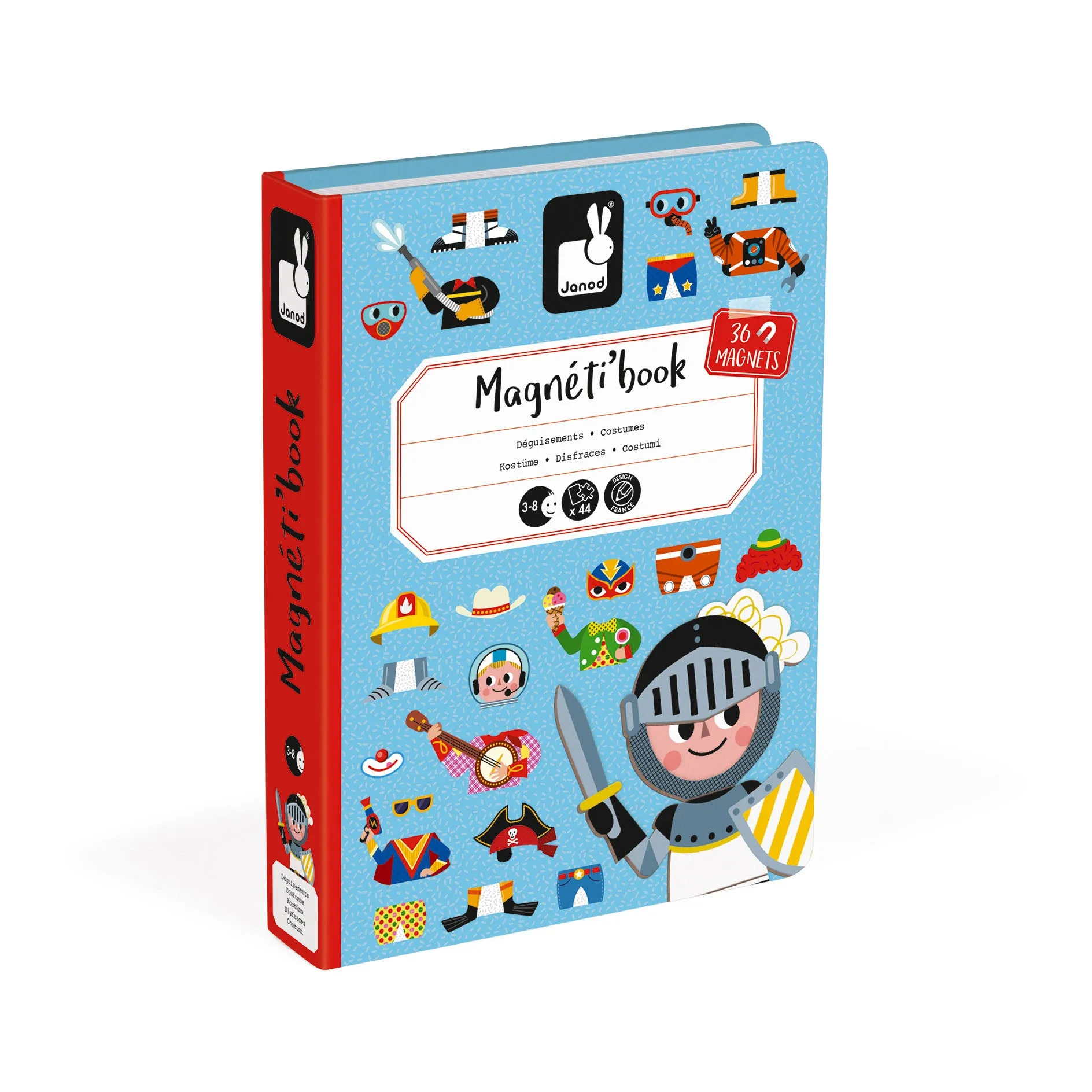 Janod Magnetibook Boys Costumes