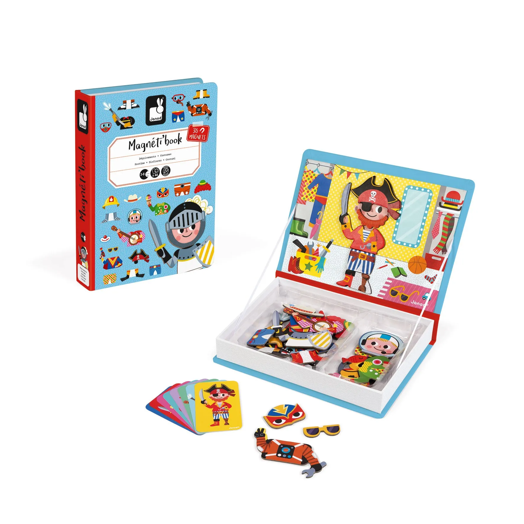 Janod Magnetibook Boys Costumes
