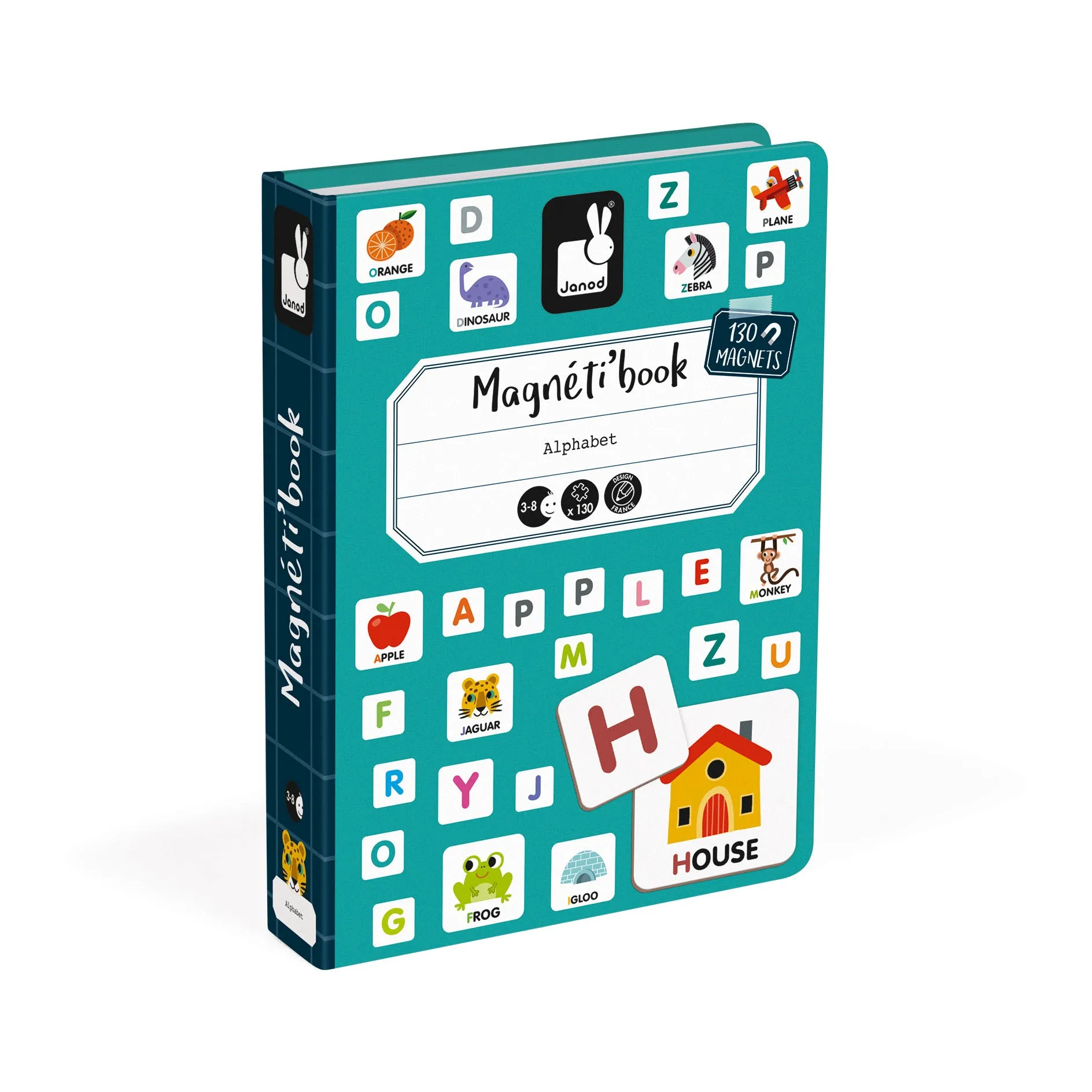 Janod Magnetibook English Alphabet