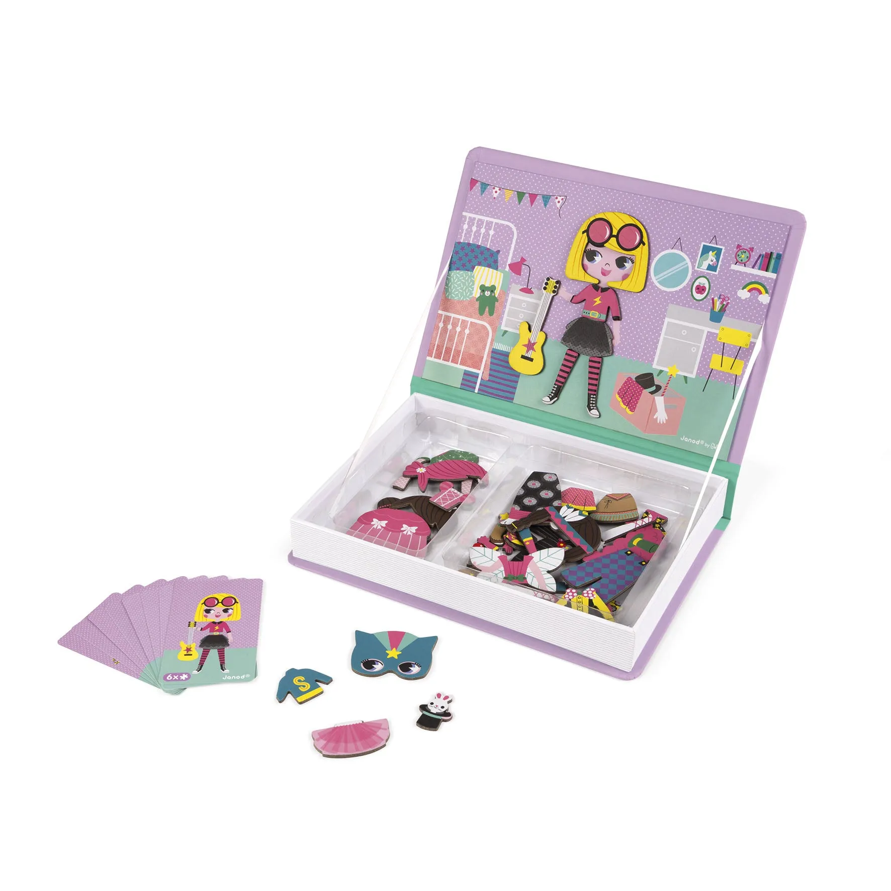 Janod Magnetibook Girls Costumes