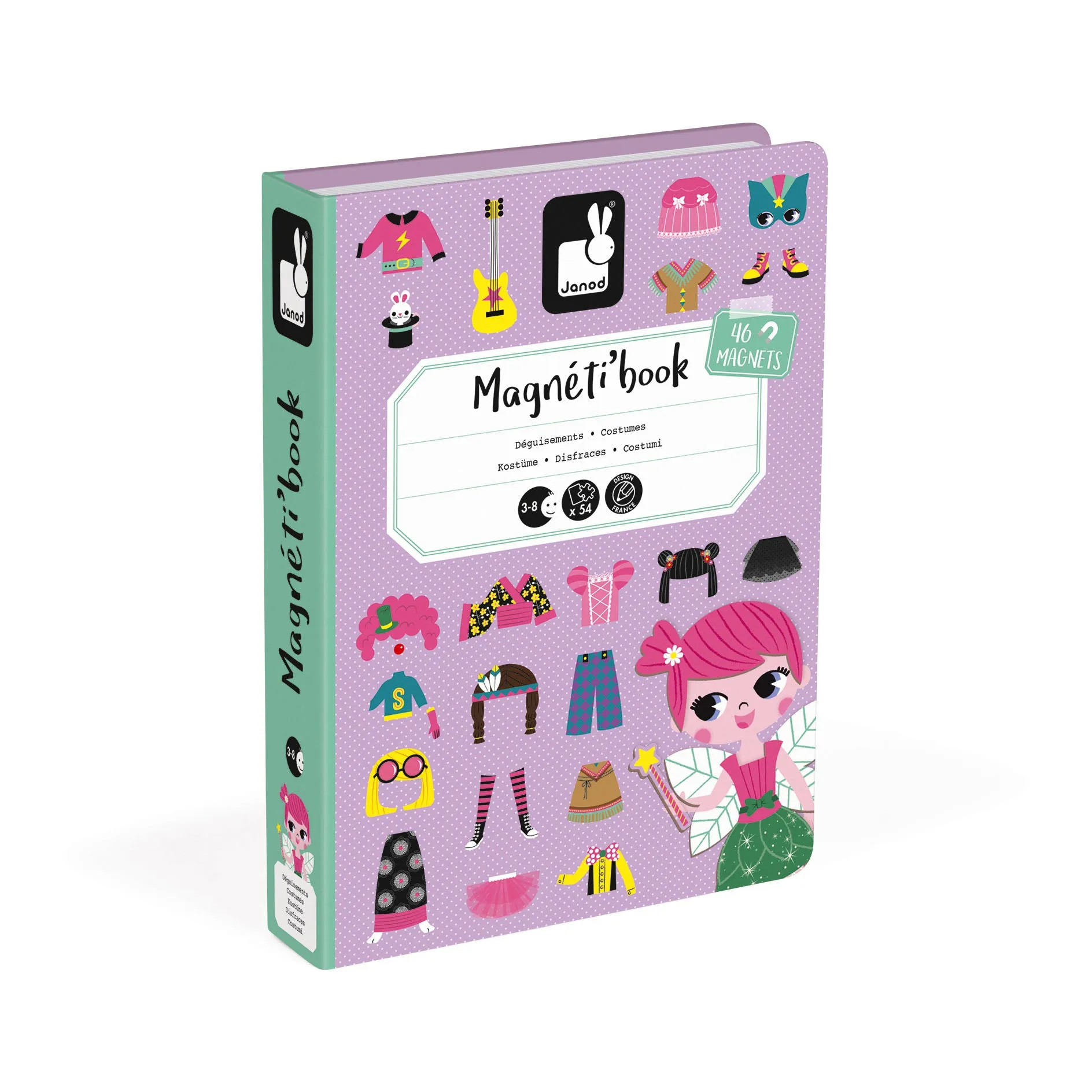 Janod Magnetibook Girls Costumes