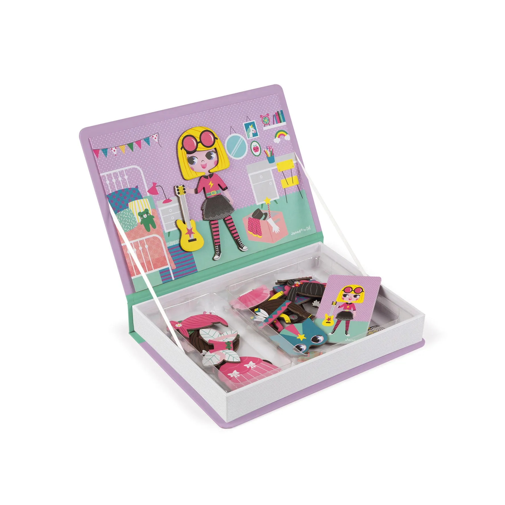 Janod Magnetibook Girls Costumes