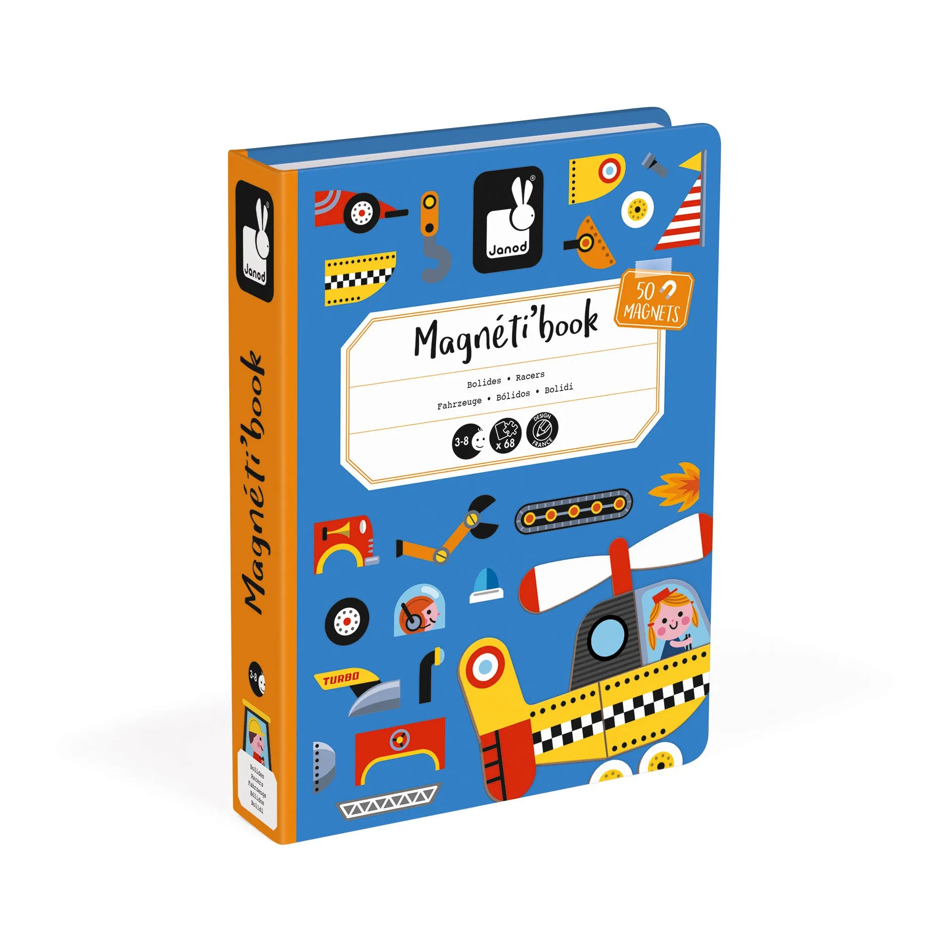 Janod Magnetibook Racers