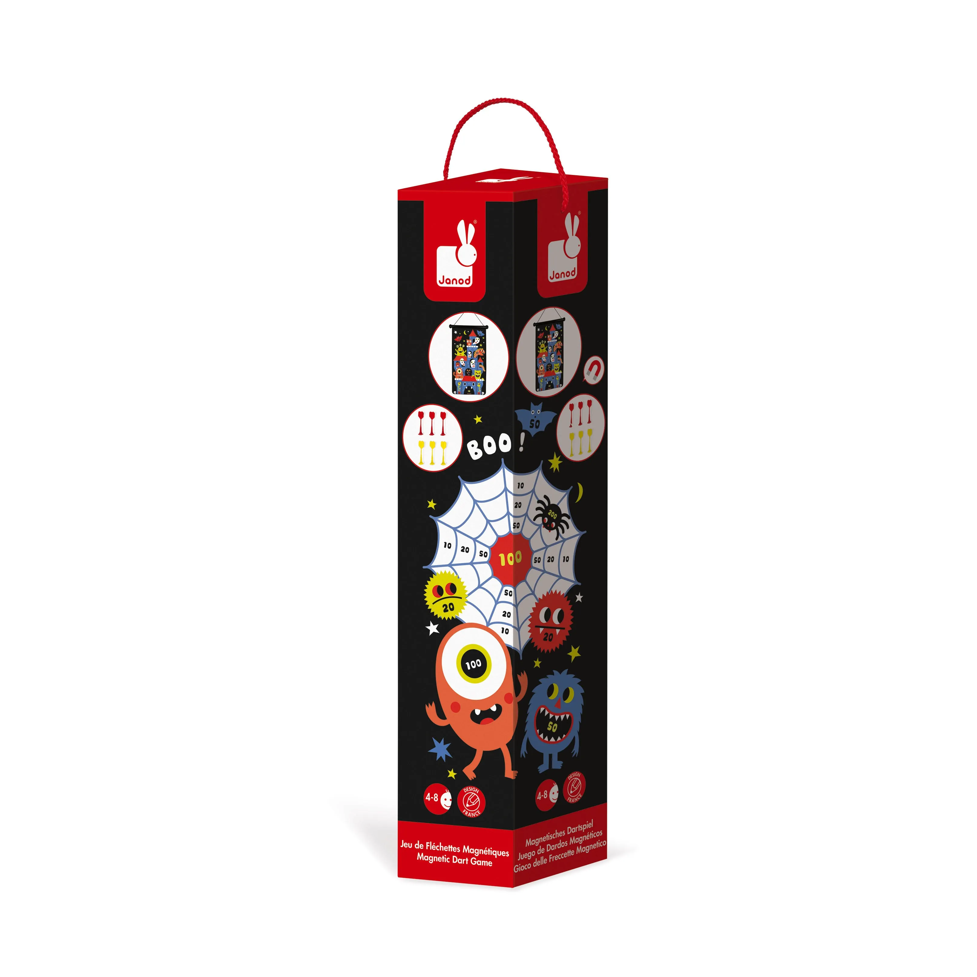 Janod Magnetic Dart Game - Monsters
