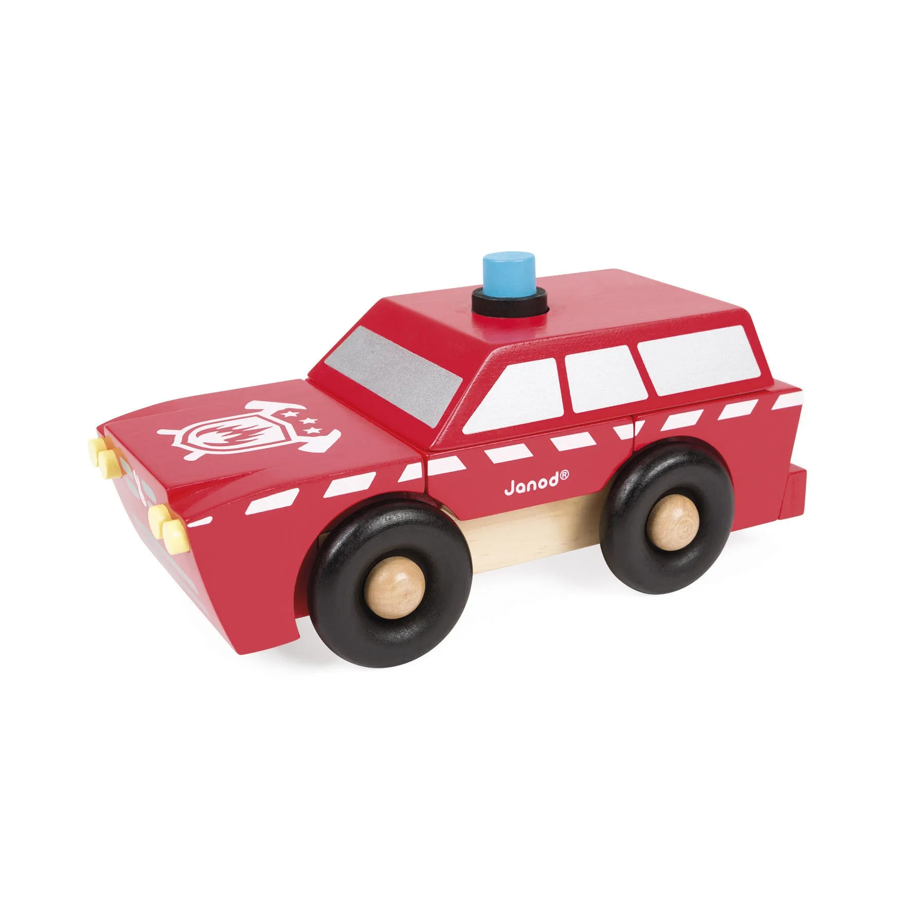 Janod Magnetic Fireman SUV