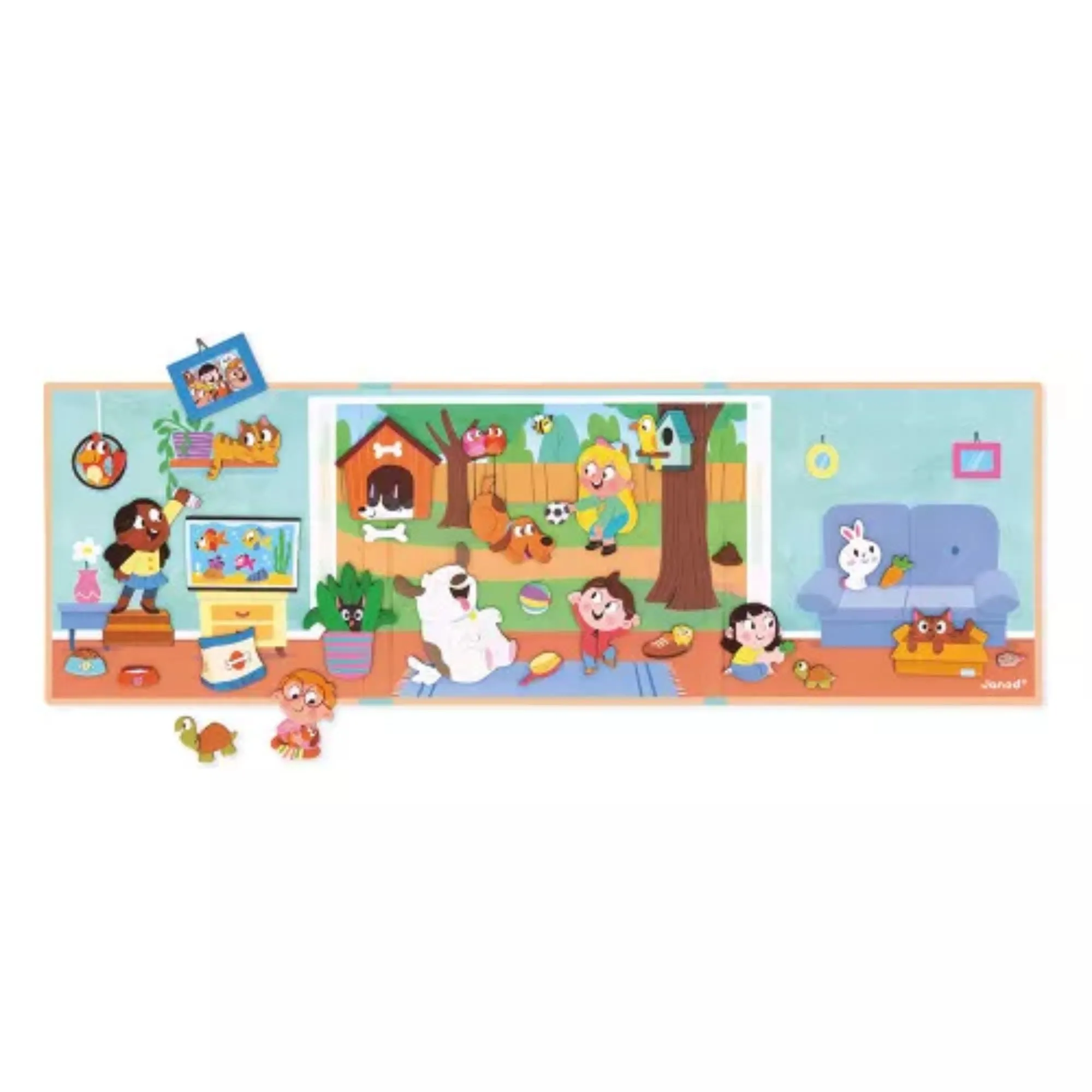 Janod Magnetic Stories – Pets