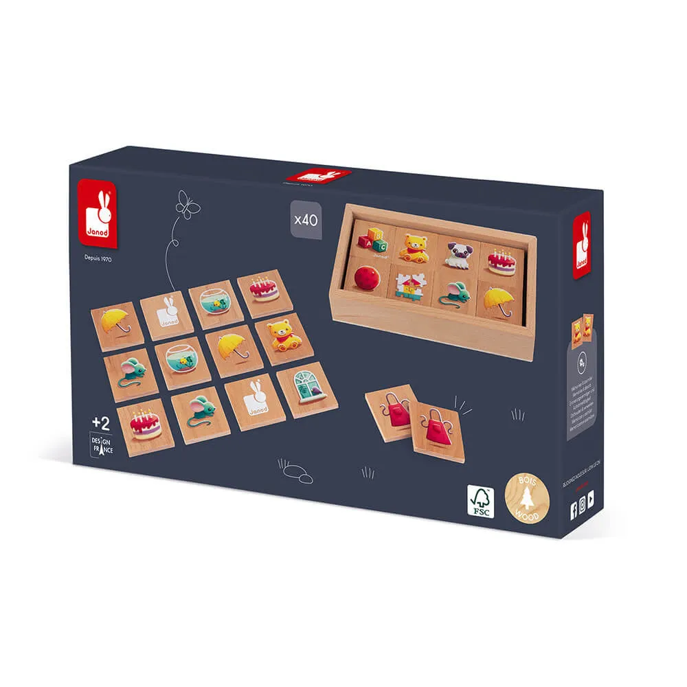 Janod Memory Game - Memo 1Ers Mots