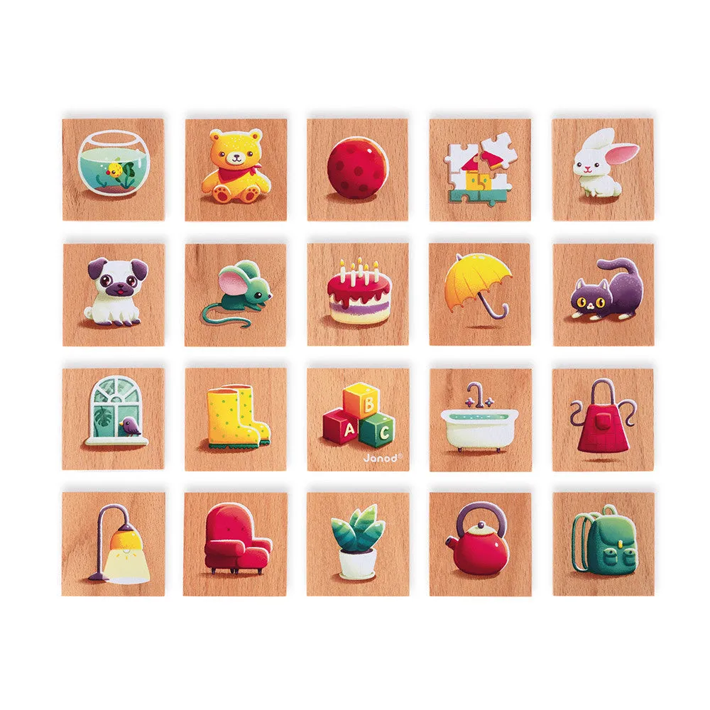 Janod Memory Game - Memo 1Ers Mots