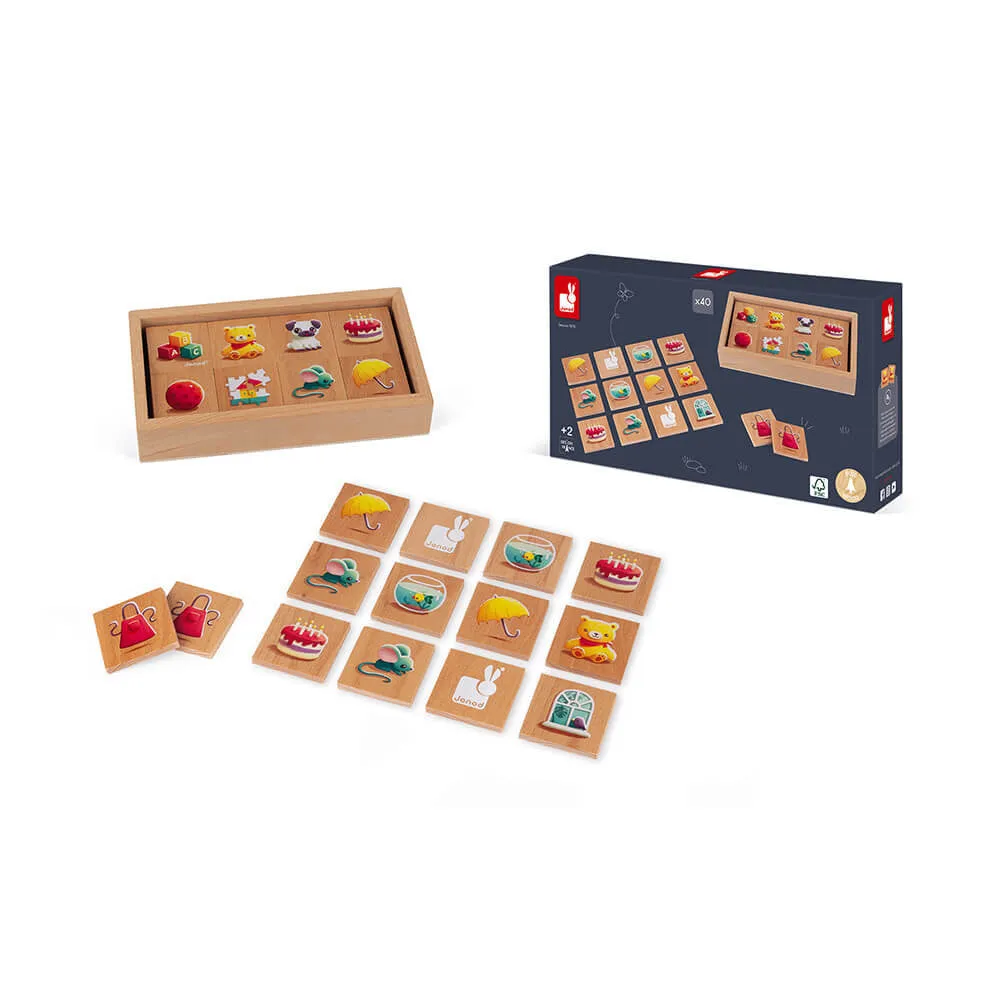 Janod Memory Game - Memo 1Ers Mots