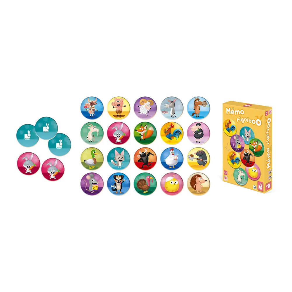 Janod Memory Game - Memo Rigolooo