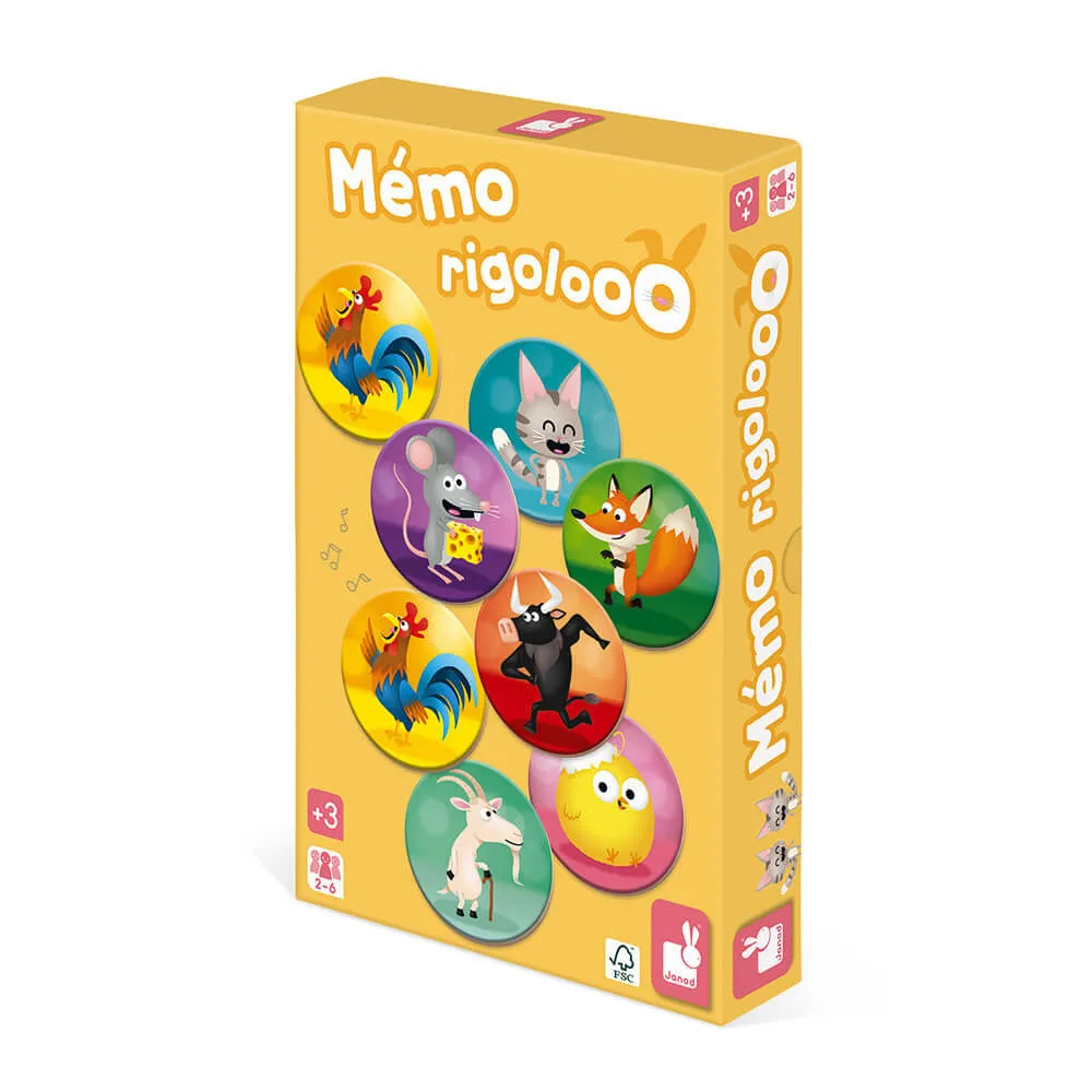Janod Memory Game - Memo Rigolooo