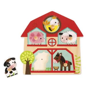 Janod Musical Puzzle The Friends of The Farm