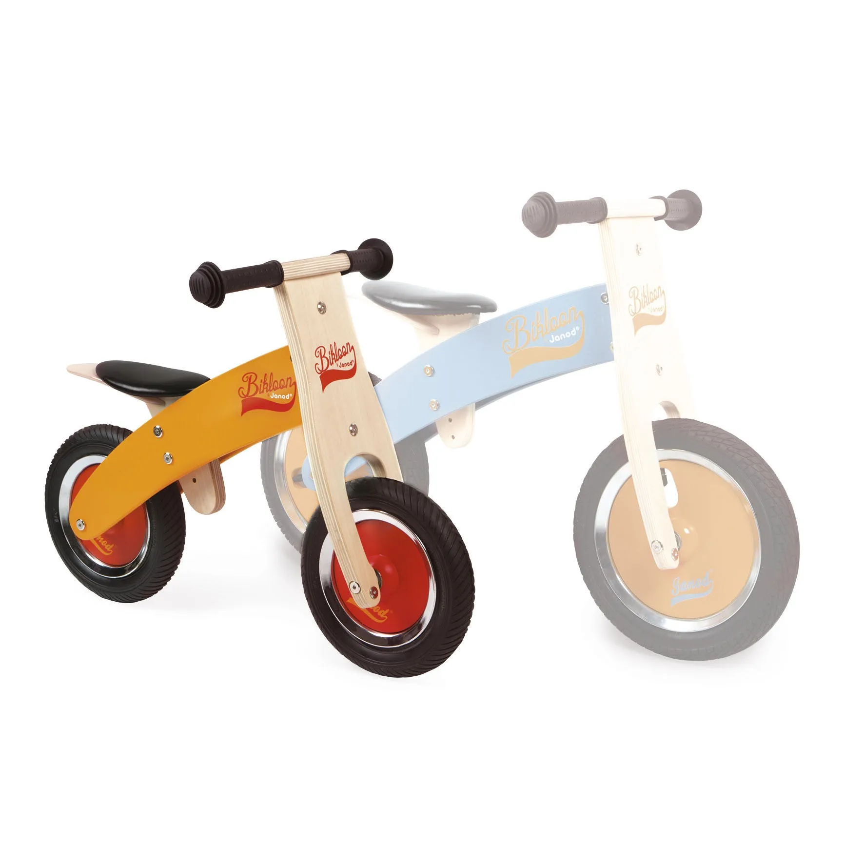 Janod My First Orange and Red Little Bikloon Balance Bike