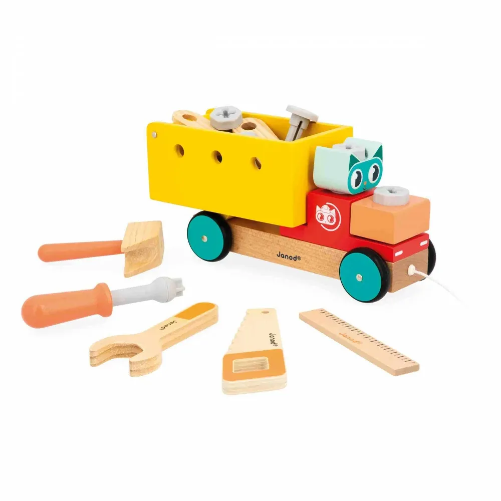Janod Pull Along DIY Truck