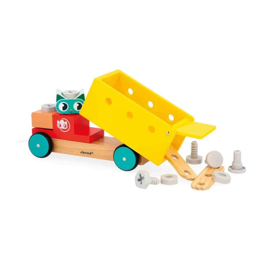 Janod Pull Along DIY Truck