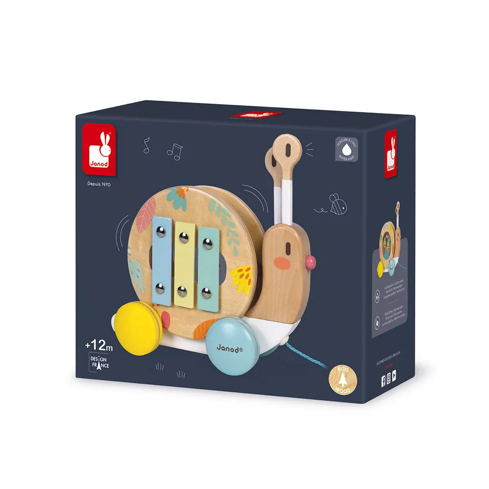 Janod Pure Pull-Along Snail