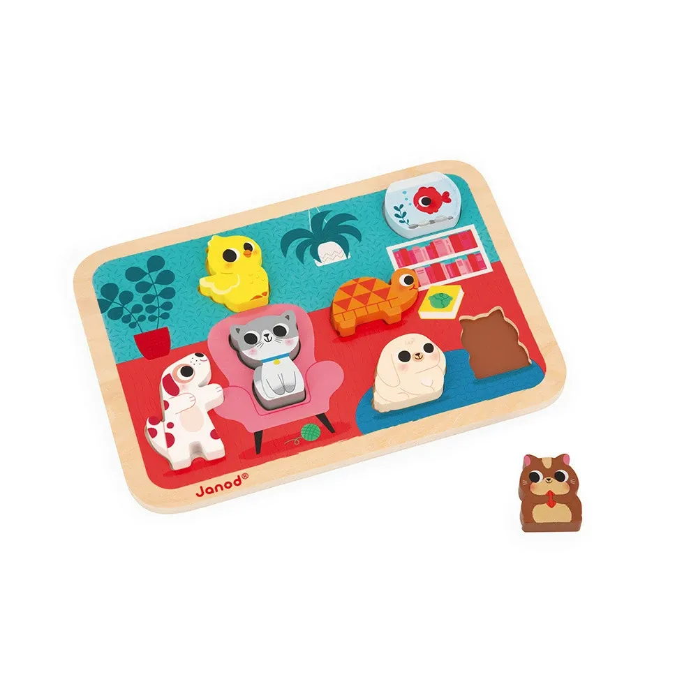 Janod "Pets" Chunky Puzzle