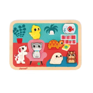Janod "Pets" Chunky Puzzle