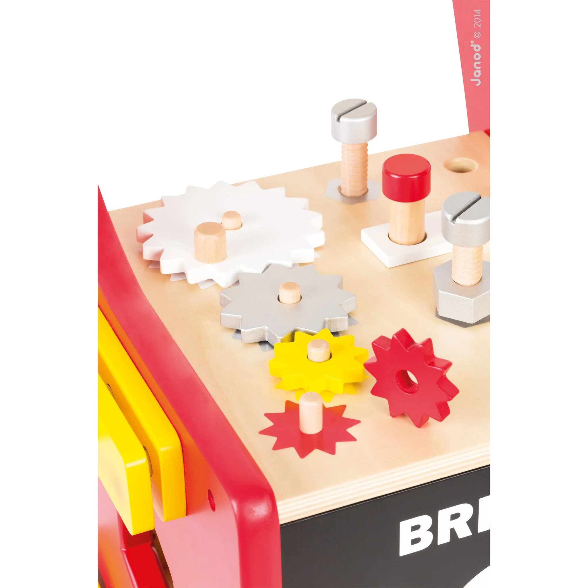 Janod Redmaster Bricolo DIY Magnetic Trolley