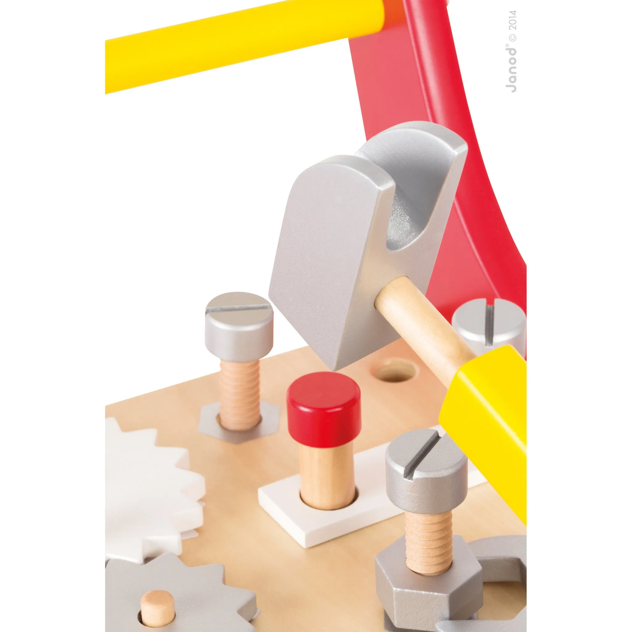 Janod Redmaster Bricolo DIY Magnetic Trolley
