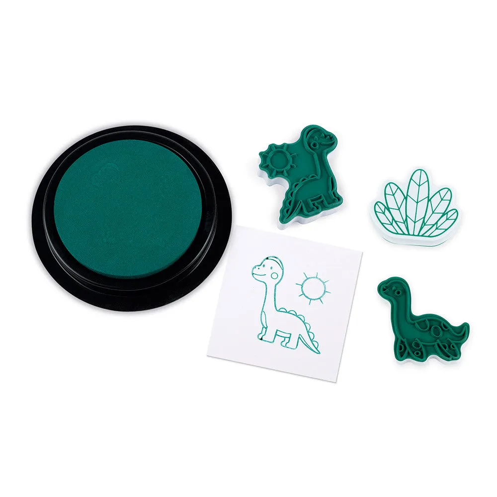 Janod Set of 15 Stampinoo Dino Stamps