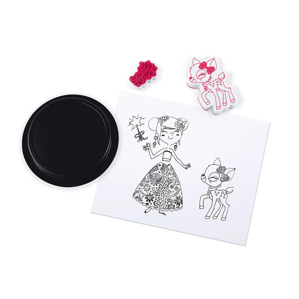 Janod Set of 30 Stampinoo Ladies Stamps