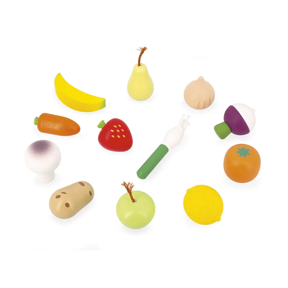 Janod Shiny Grandma - Fruits and Vegetables Net