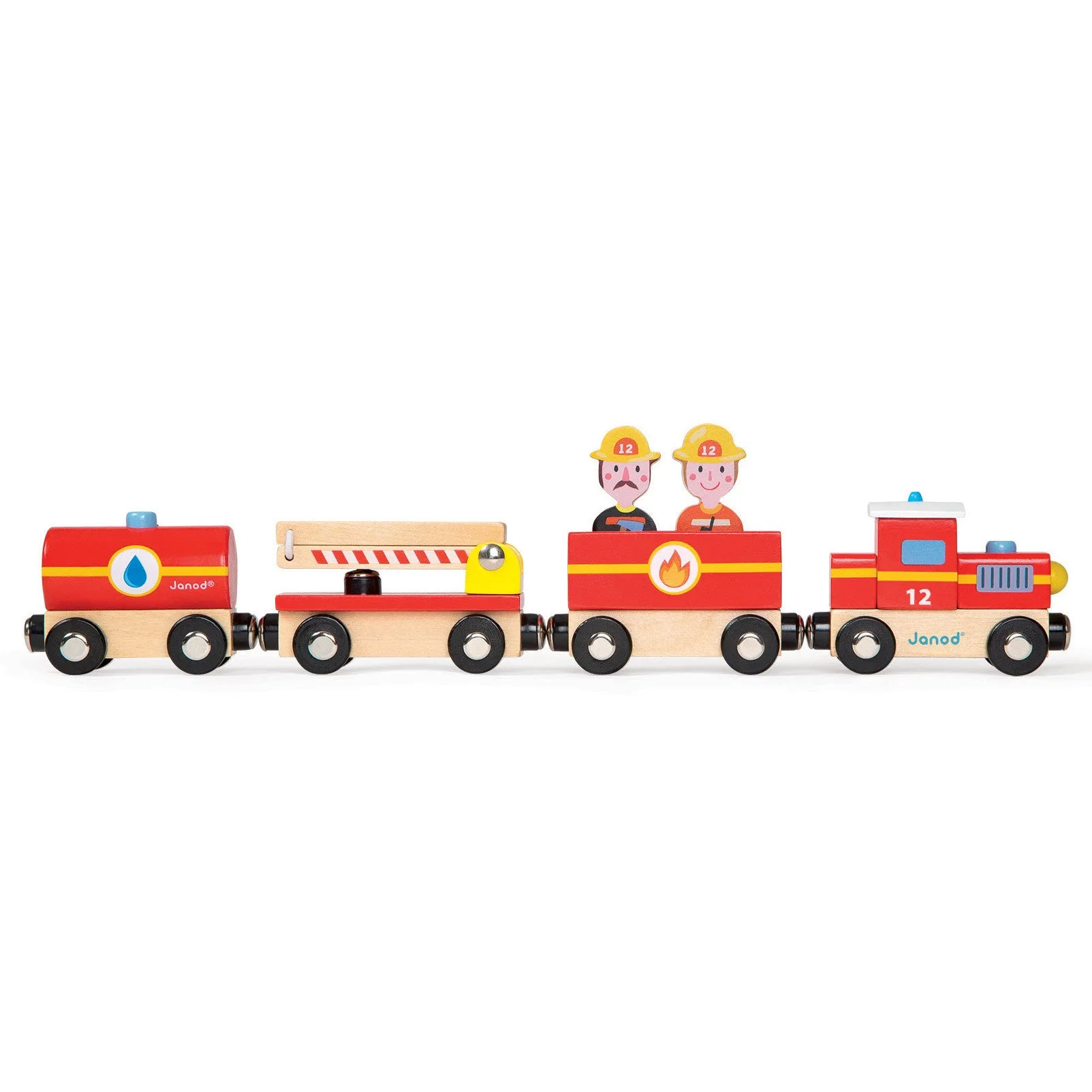 Janod Story Box Firefighter Train