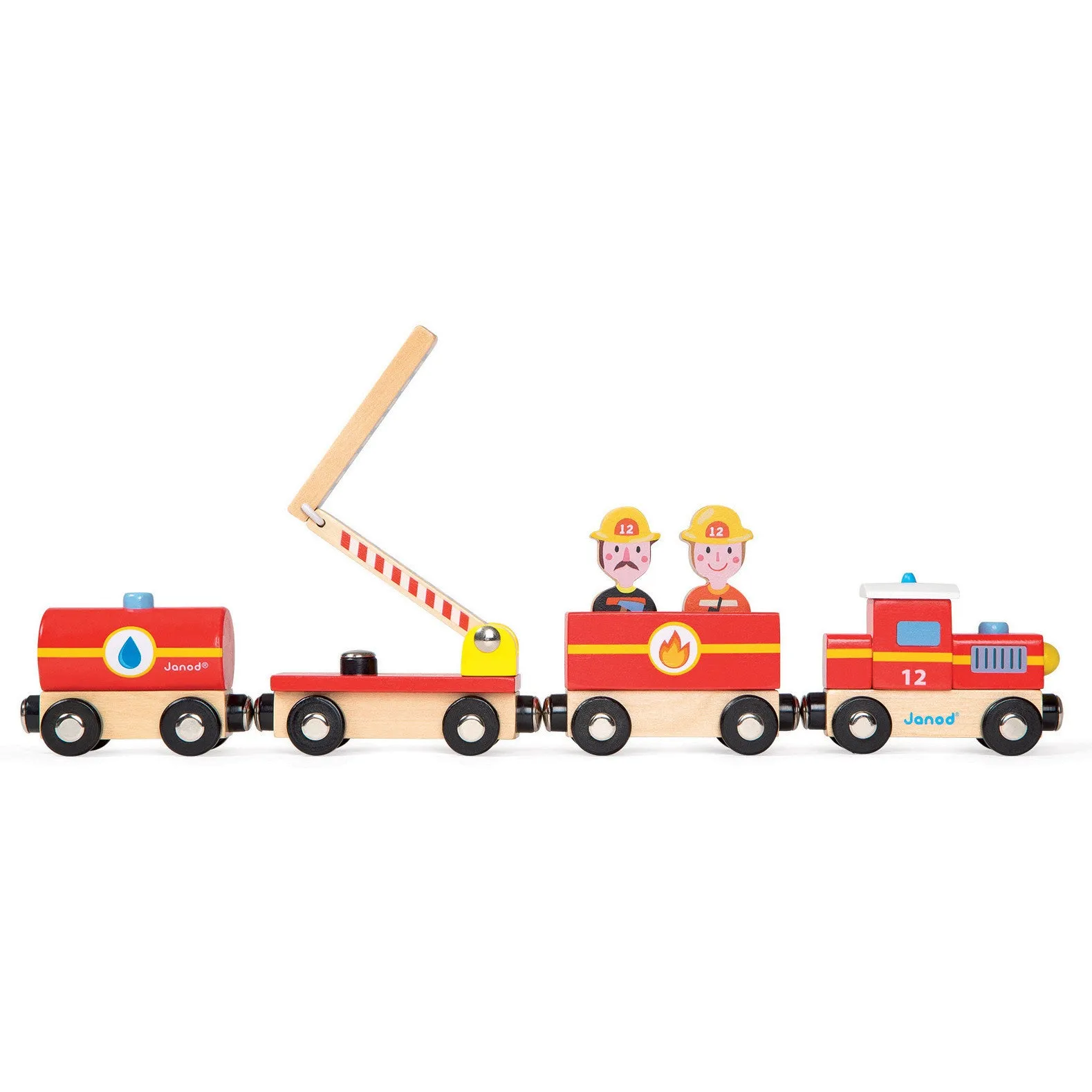 Janod Story Box Firefighter Train