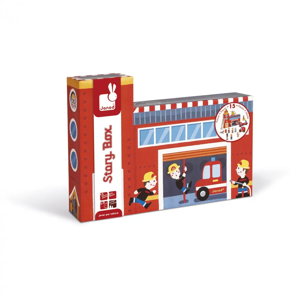 Janod Story Box Firefighters
