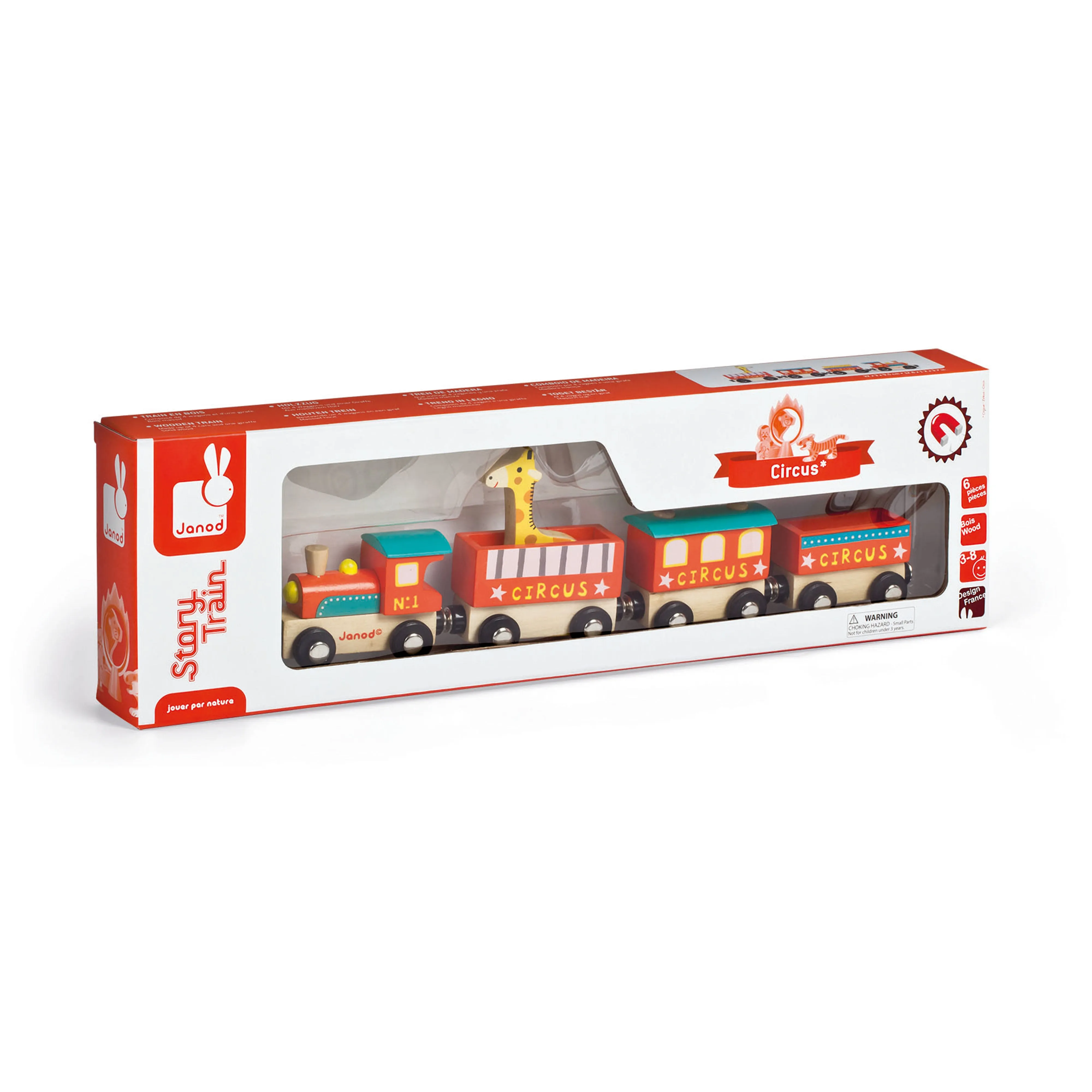 Janod Story Circus Train