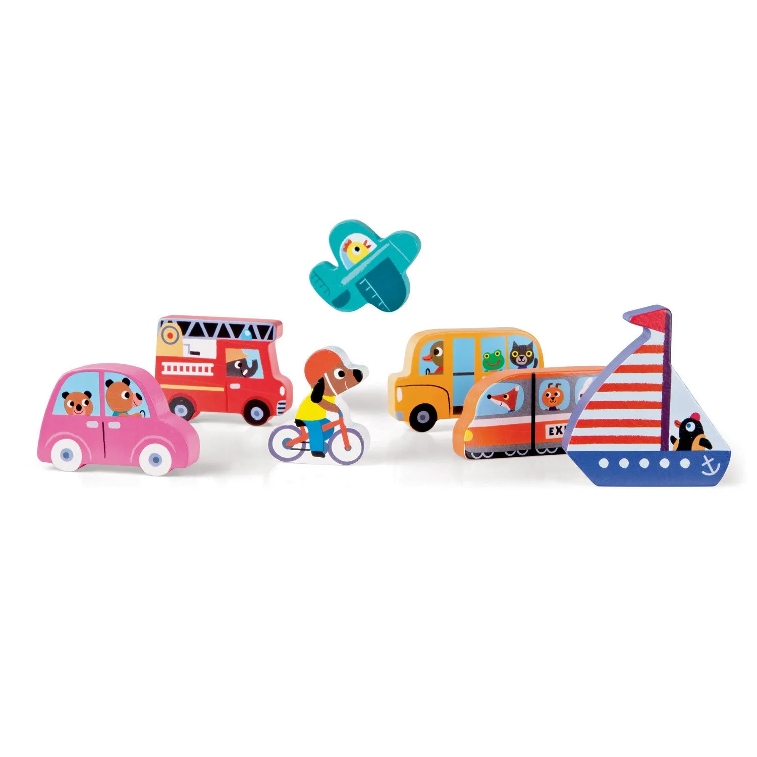 Janod Vehicles Chunky Puzzle