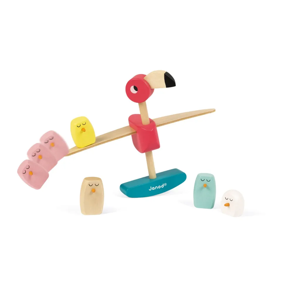 Janod Zigolos Balancing Game - Flamingo