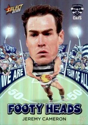 Jeremy Cameron, FH37, Footy Heads, 2025 Select AFL Footy Stars