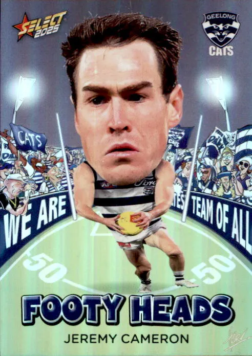 Jeremy Cameron, FH37, Footy Heads, 2025 Select AFL Footy Stars