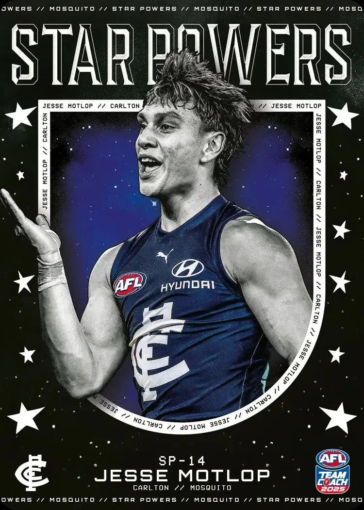 Jesse Motlop, SP-14, Star Powers, 2025 Teamcoach AFL