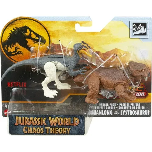 Jurassic World Danger Pack Dino Guanlong Vs. Lystrosaurus