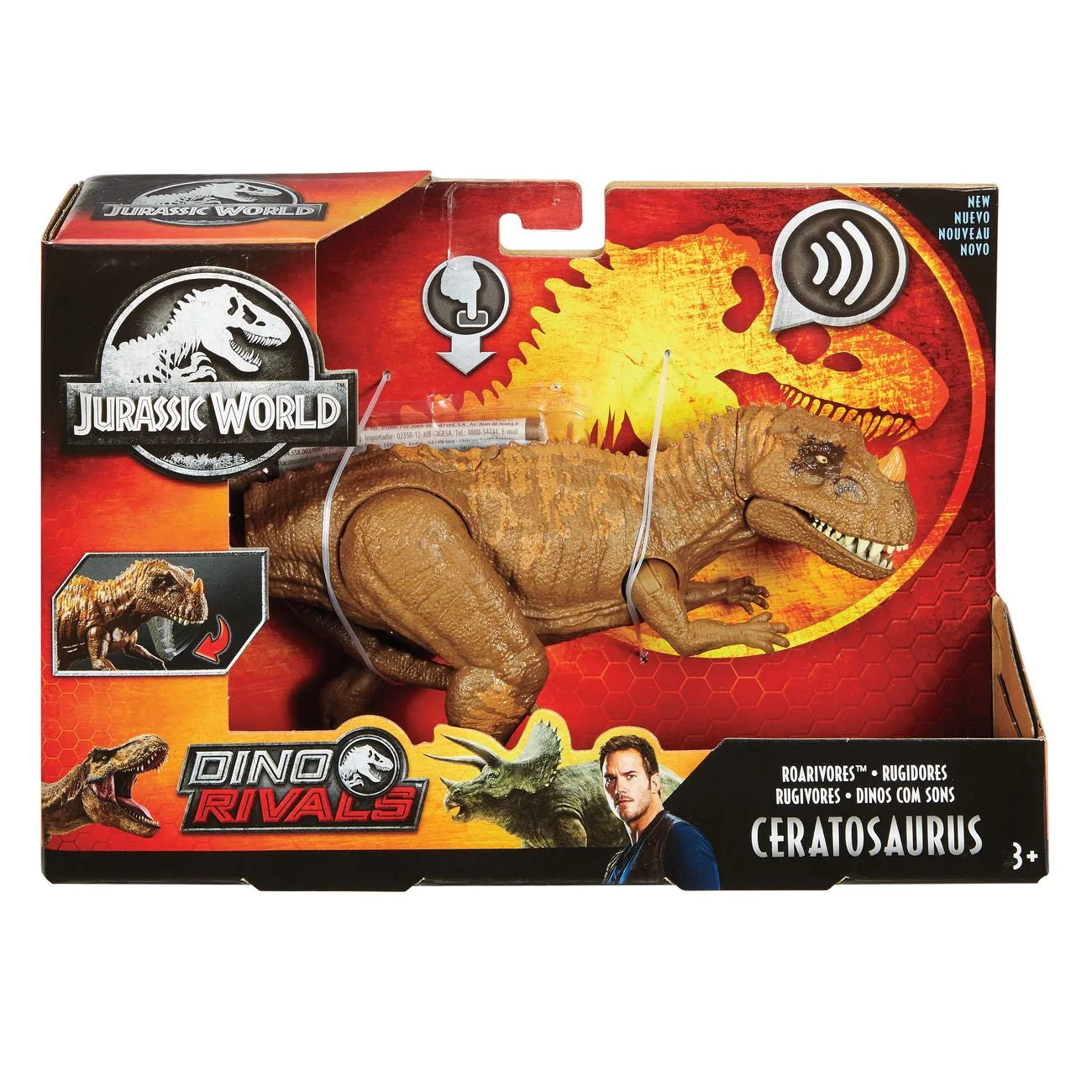 Jurassic World Roarivores Ceratosaurus