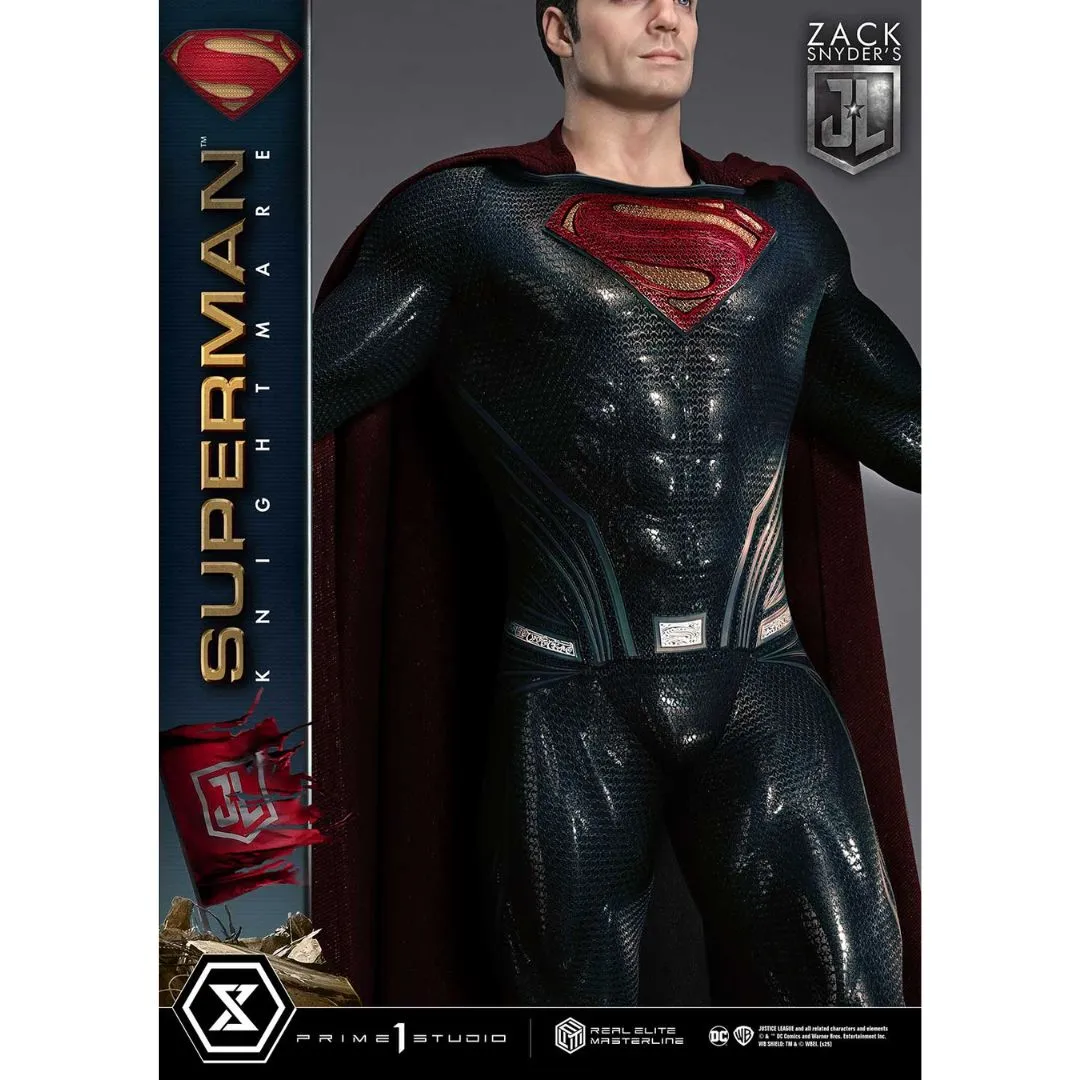 Justice League (Film) Superman Knightmare Color Edition Dx Bonus Version Statue By Prime1 Studios