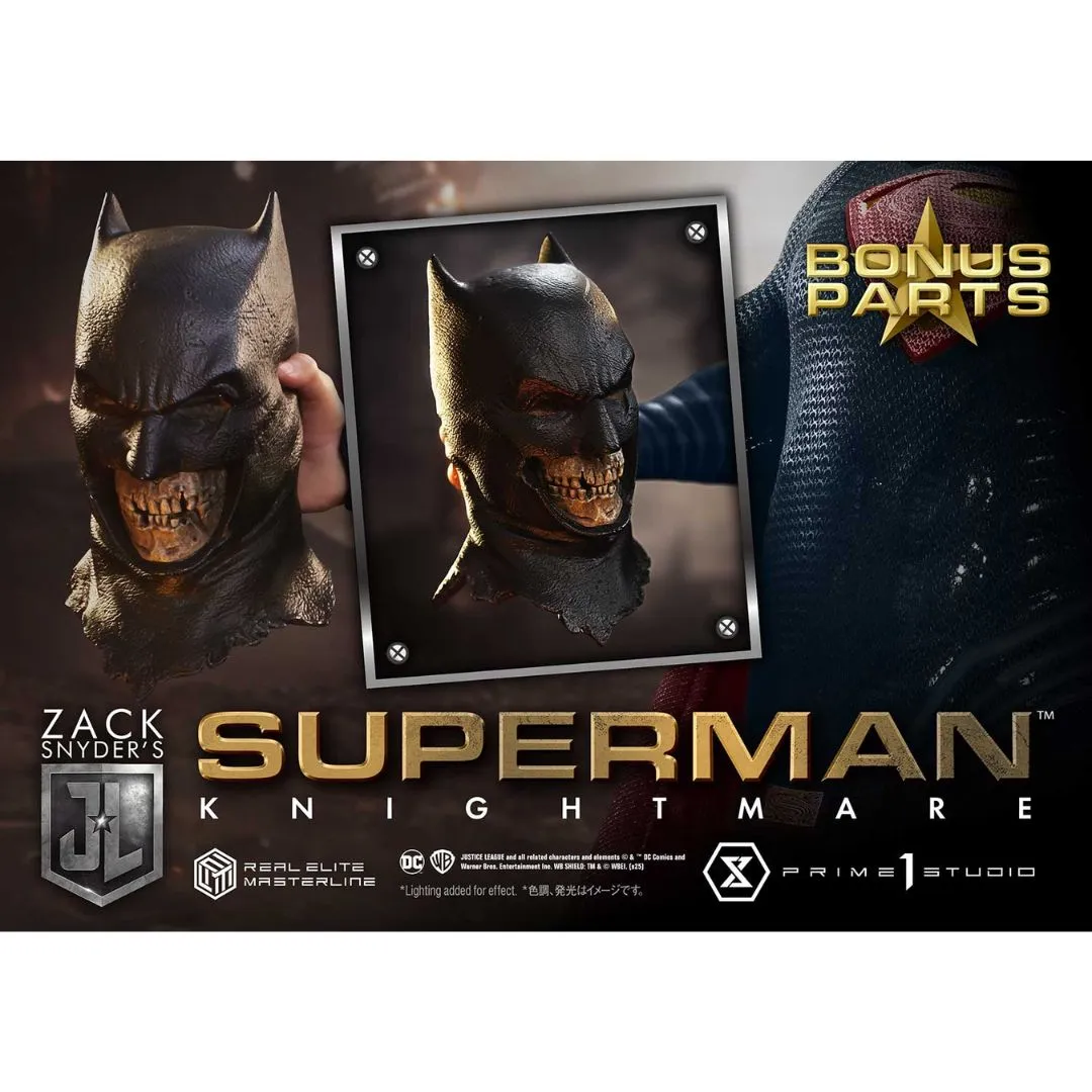 Justice League (Film) Superman Knightmare Color Edition Dx Bonus Version Statue By Prime1 Studios