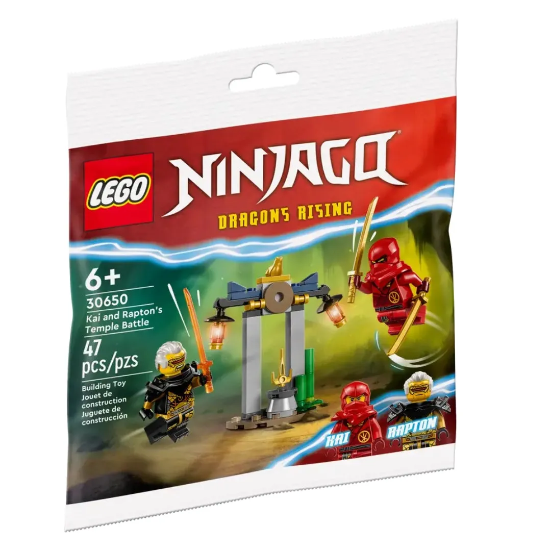 Kai and Rapton's Temple Battle by LEGO