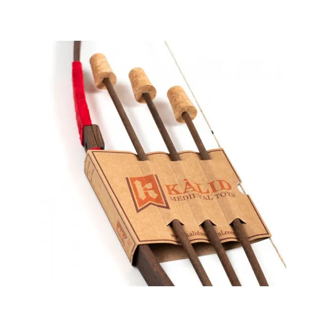 Kalid Medieval Bow Rustik   3 Arrows (1pc)