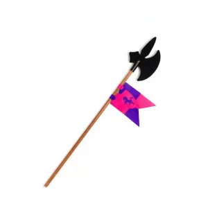 Kalid Medieval Halberd Softik   Pennant Pink