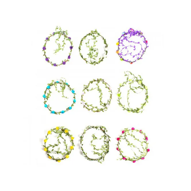 Kalid Medieval Leaf and Flower Crown