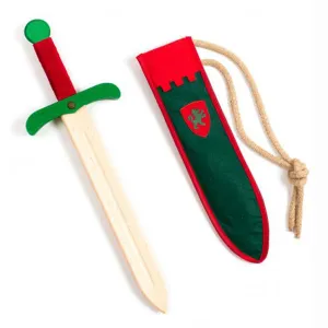Kalid Medieval Sword Kamelot Green S-Pouch-Lion