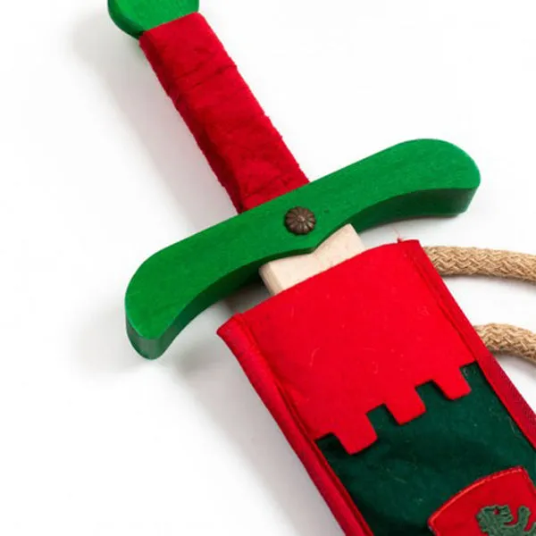 Kalid Medieval Sword Kamelot Green S-Pouch-Lion