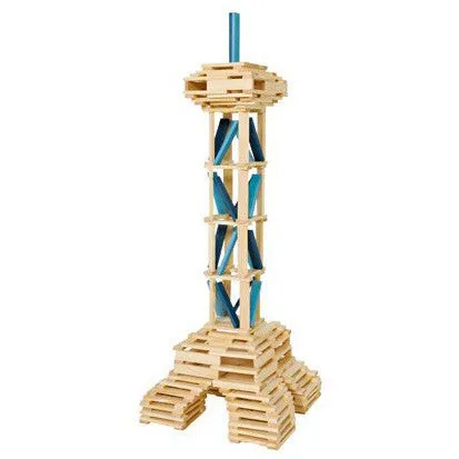 Kapla Blue 40 Wooden Block and Art Book